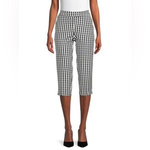 Women's Mid Rise Woven Capri Pants
